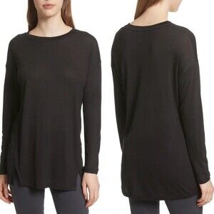 Vince Long Sleeve Drapey Shirt Top Tunic